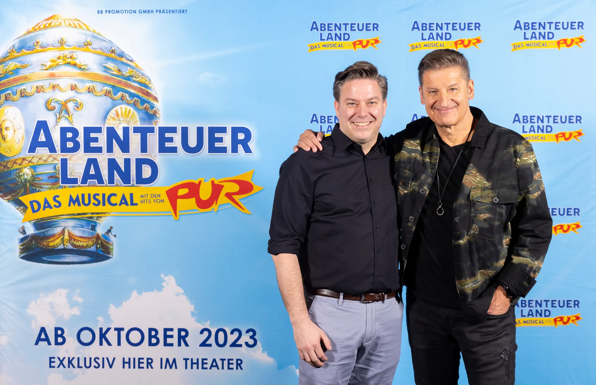 Abenteuerland, PUR Musical, Pressekonferenz, Martin Flohr und Hartmut Engler