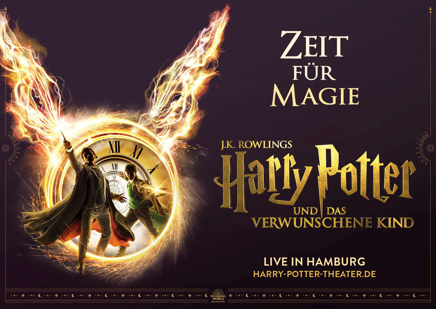 Harry Potter und das verwunschene Kind, Keyvisual (Zeit für Magie)